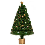 3/4/5ft Prelit Christmas Tree Fiber Optic Home | 3ft | Green