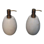 White Marble Soap Dispenser Of 2