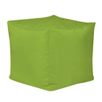 Outdoor Bean Cube Pouffe Bean Bag | Lime