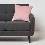 Velvet Cushion With Microfibre Insert | 45cm x 45cm | Pink