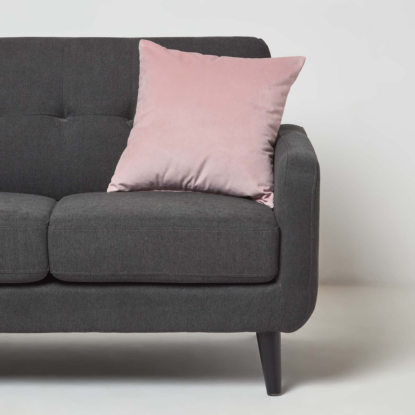 Velvet Cushion With Microfibre Insert | 45cm x 45cm | Pink