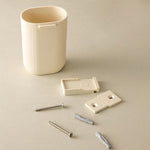 Toothbrush Holder Freestanding/wall Mounted Alife Collection | Light Grey