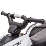 12v Electric Quad Bikes For Kids Ride On Car Atv Toy For 3-5 Years | White