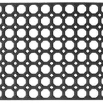 Rubber Ring Entrance Doormat | 40 x 60cm | Black