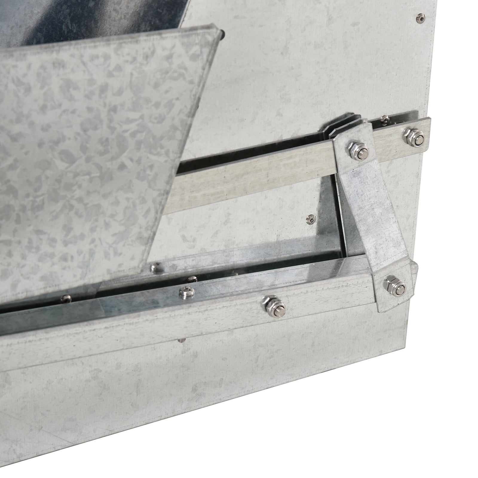 Automatic Chicken Feeder Galvanized Steel Poultry Feeders 11.5kg