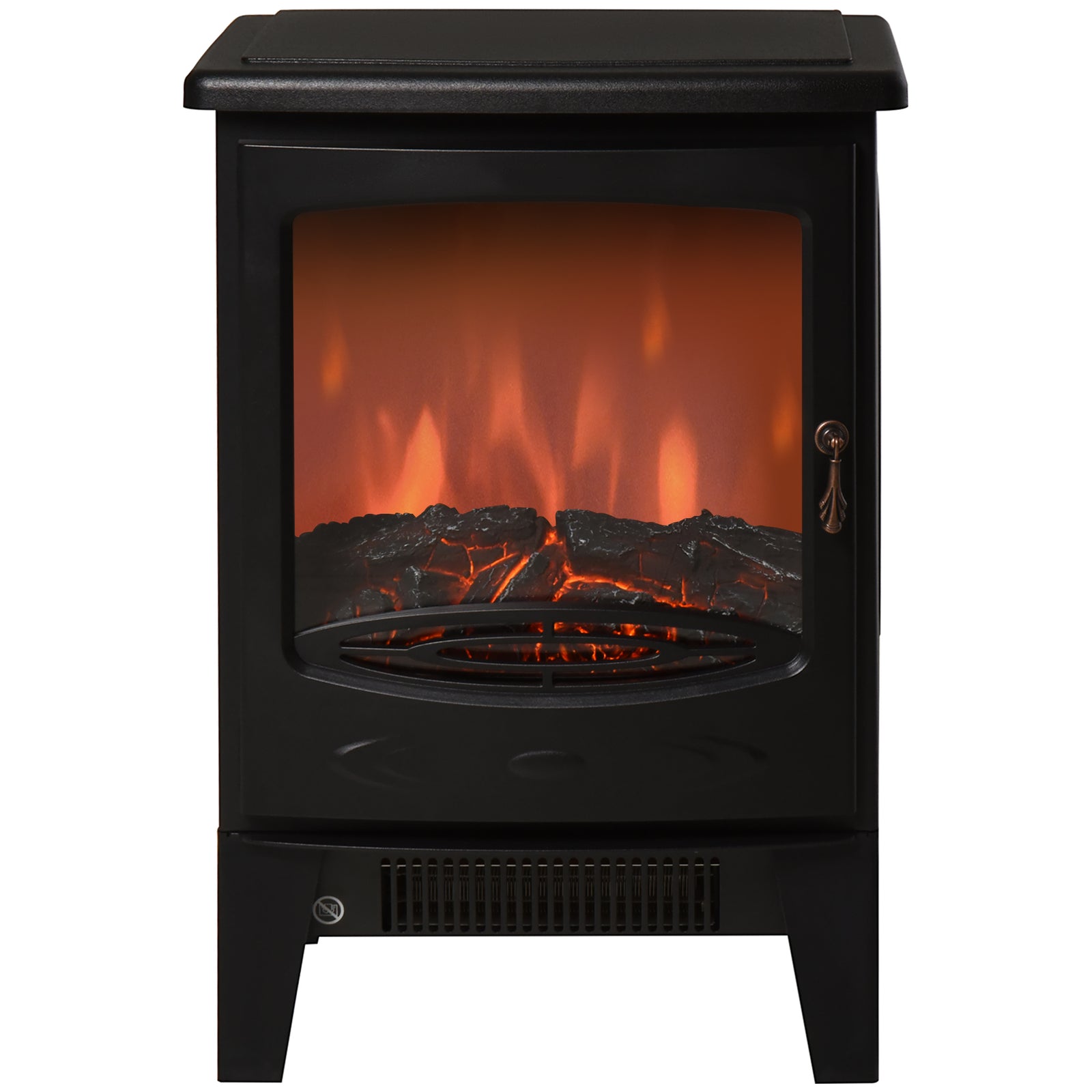 900w/1800w Electric Fireplace With Artificial Flame