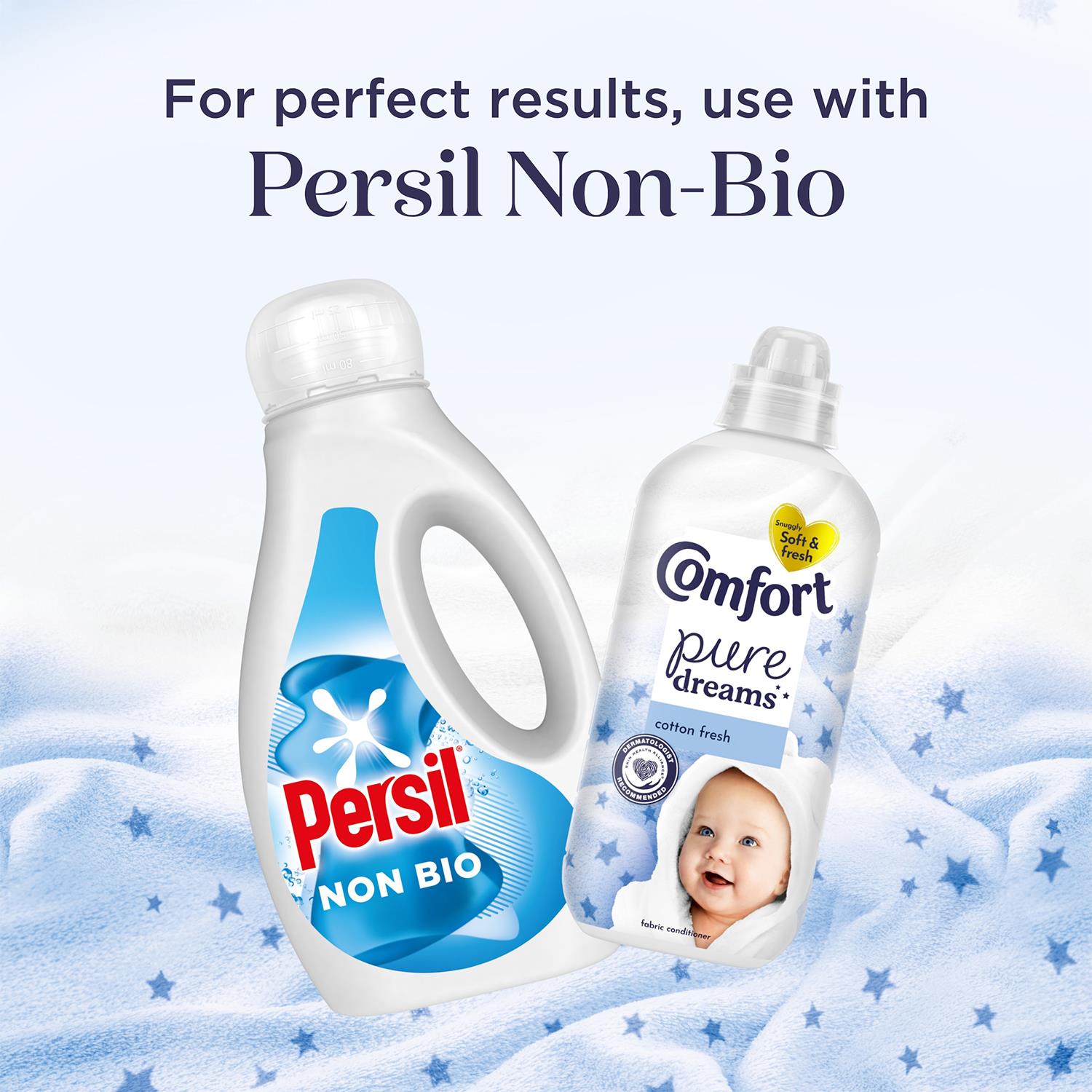 Comfort Fabric Conditioner Pure Dreams Cotton Fresh 288 Washes, 1.44 L