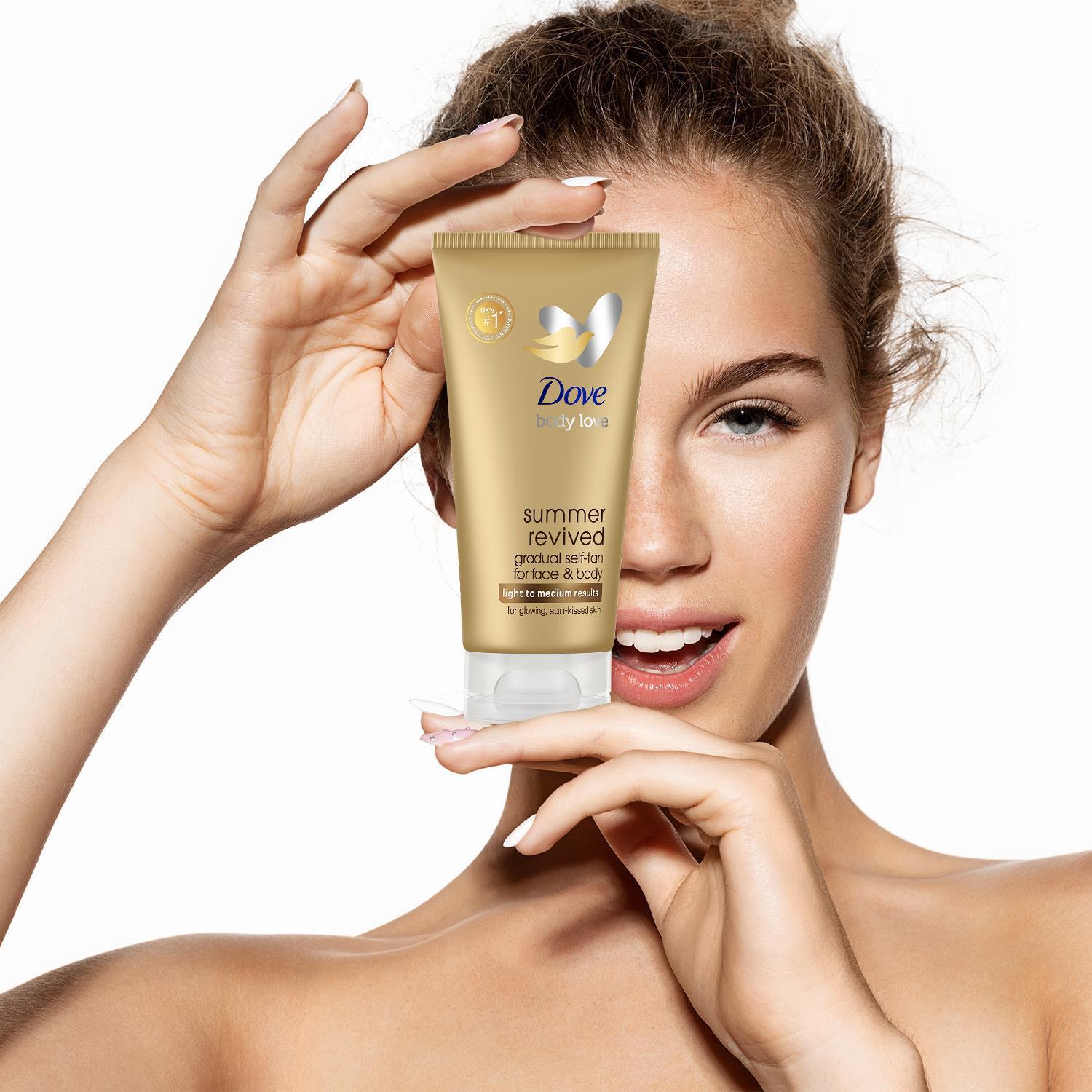 Derma Spa Face Cream Summer Revived Self Tan, Fair To Medium Skin, 12x75ml