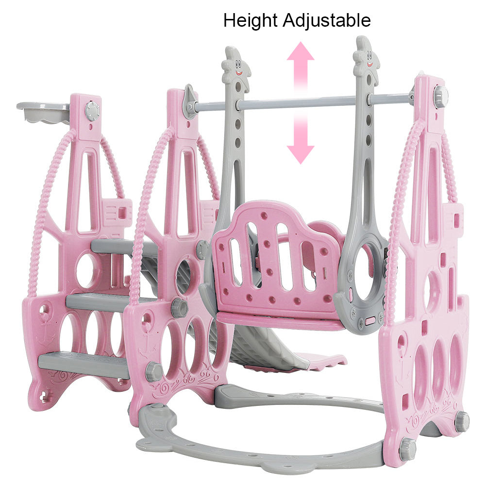 3 In 1 Children Swing And Slide Set Toddler Climber Playset