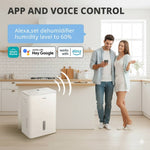 Smart 20l/day Dehumidifier With Wi-fi Control, 3l Tank & Auto Humidity Adjustment – Ultra-quiet, Energy-efficient, And Laundry Drying Mode