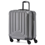 56x45x25cm Large Cabin Carry On Case - Overhead Luggage Suitcase - 4 Spinner Wheels - Abs Hard Shell Cabin Bag | Cabin | Anthracite