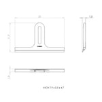 Squeegee 20cm White Wall Guide Needed Compatible With Alife Collection