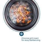 Rombo Steel Fire Pit & Grill