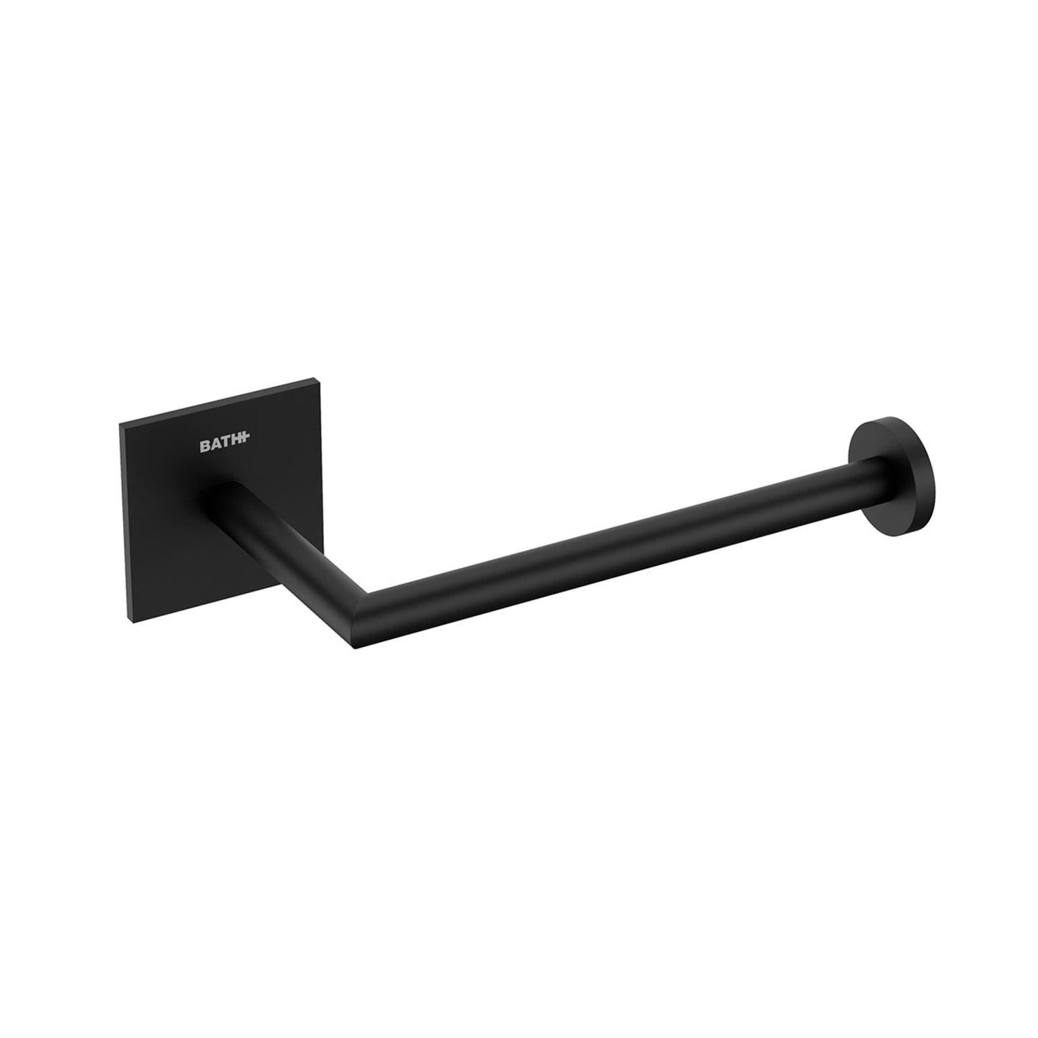 Toilet Roll Holder, Self-adhesive, Black, Stick Collection