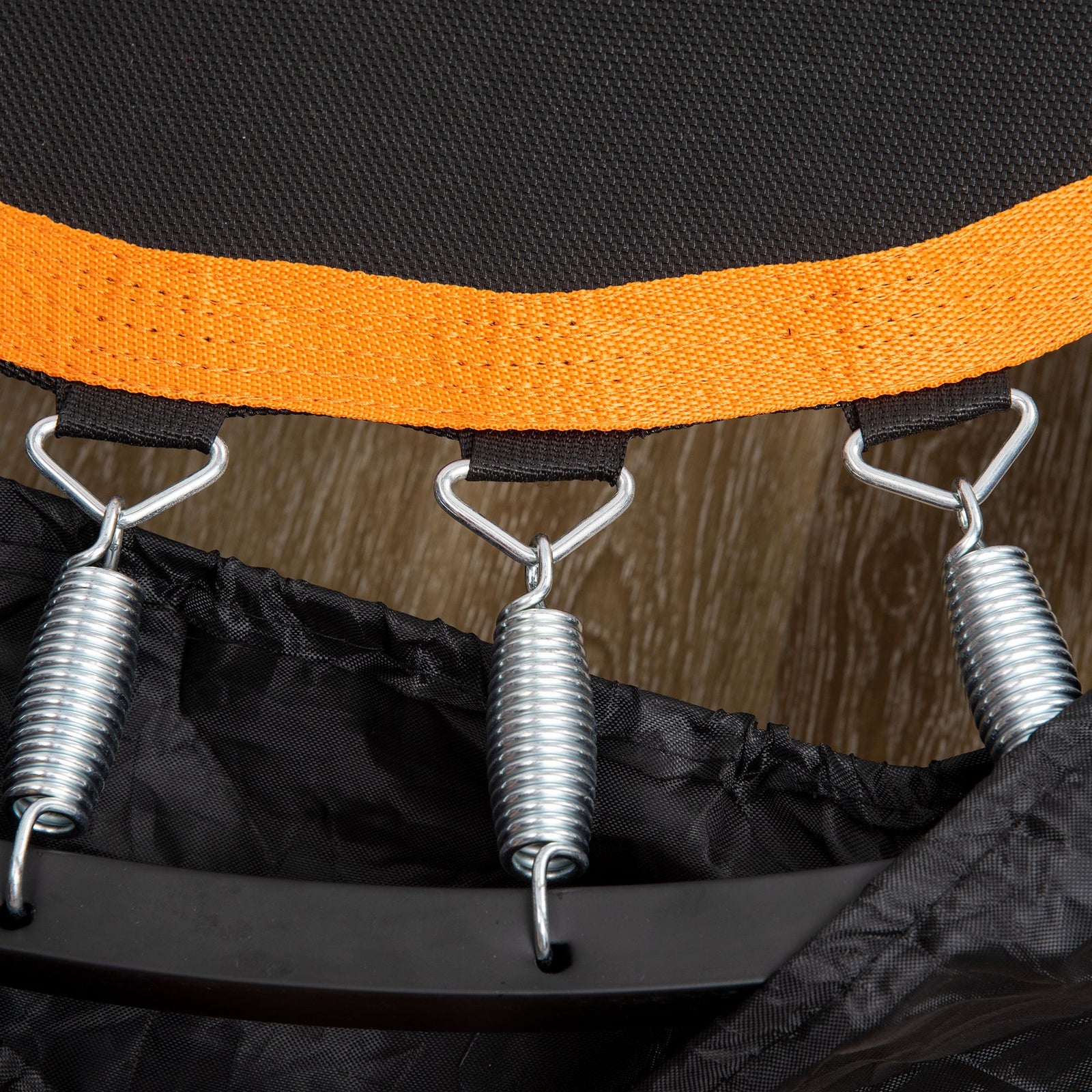 40" Foldable Mini Fitness Trampoline W/ Foam Handle | Orange