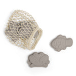 5 Piece Silicone Beach Toy Bundle | Grey