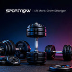 20kg Adjustable Dumbbells Set Safety Locking