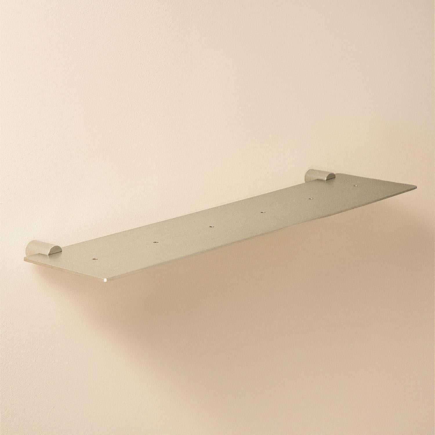 Bathroom Shelf, Bathroom Organizer, Glossy Steel, Logic Collection