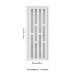 Breeins Magnetic Sliding Pvc Concertina Folding Door With Long Windows