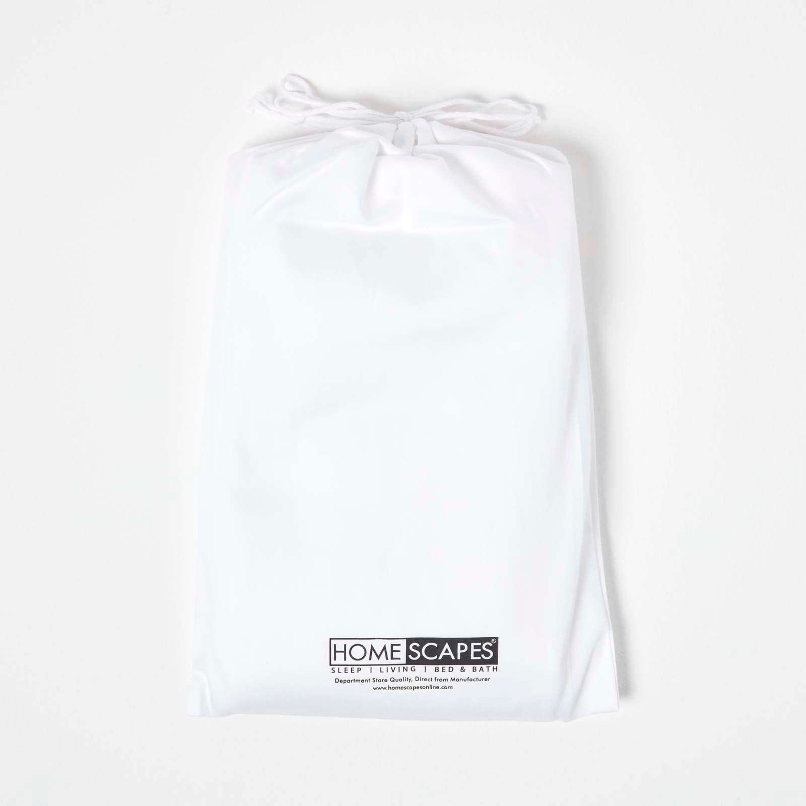 Organic Cotton Fitted Cot Sheets 400 Tc, 60 X 120 Cm | Cot | White
