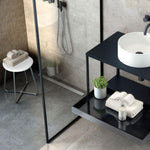 Shower Seat 31cm, Up To 150 Kg, White, Architect S+ Collection