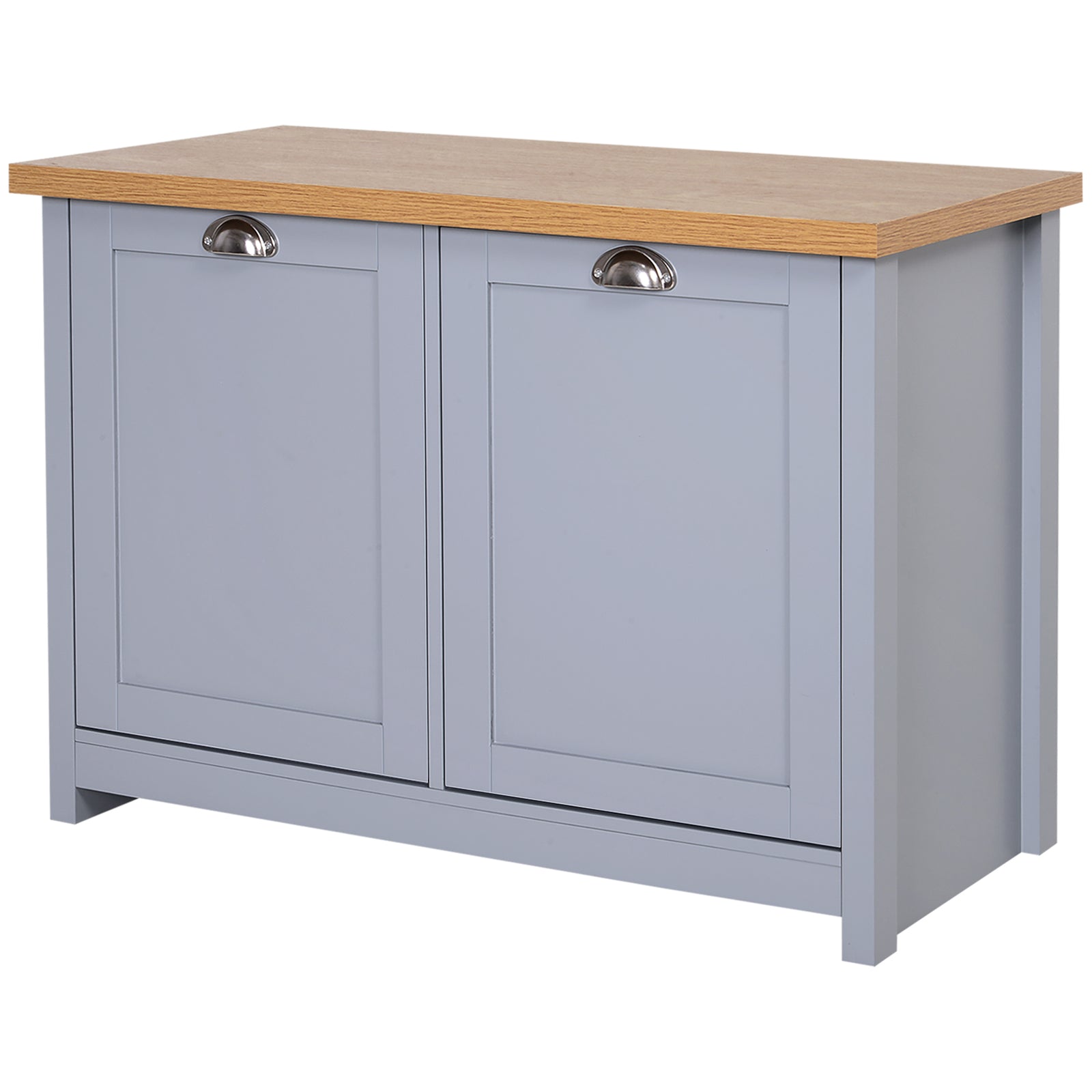 Shoe Cabinet 4storage Units Wood Effect Top Entryway