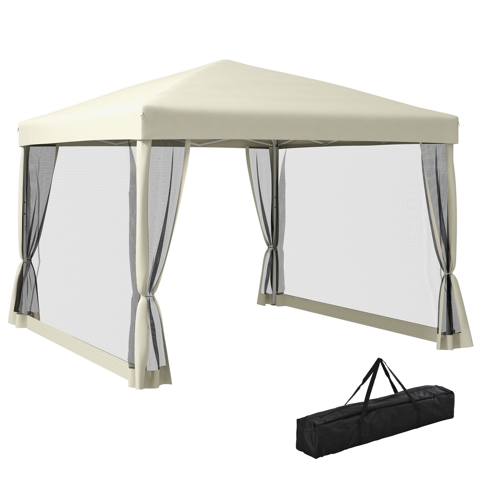 2.97 X 2.97m Gazebo Canopy Pop Up Tent Mesh Screen Shade