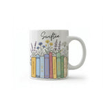 Dyzi Swiftea Book Themed Quote Ceramic Coffee Mug White