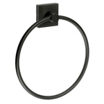 Towel Ring Wall Mounted Bathroom Storage Non Rust Brass | White