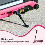 Electric Scooter For 6-14 With Dual Brakes & Colourful Light | Pink