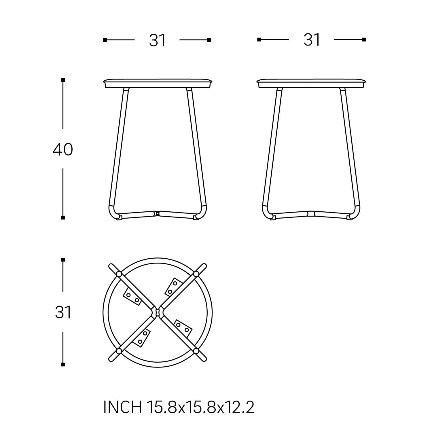 Multi Functional Stool, , Small Side Table, Beige, Geyser Collection