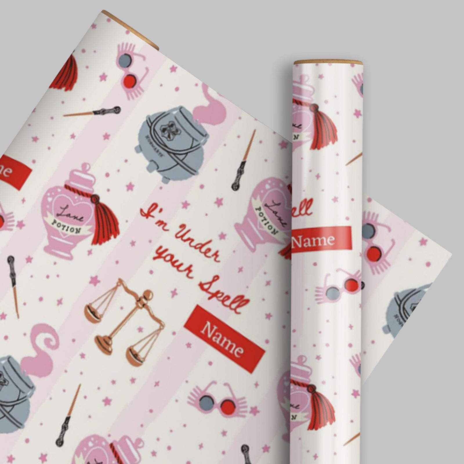Personalised Valentine's Day Wrapping Paper Official Product