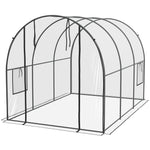 Polytunnel Greenhouse W/ Clear Cover 3x2x2m