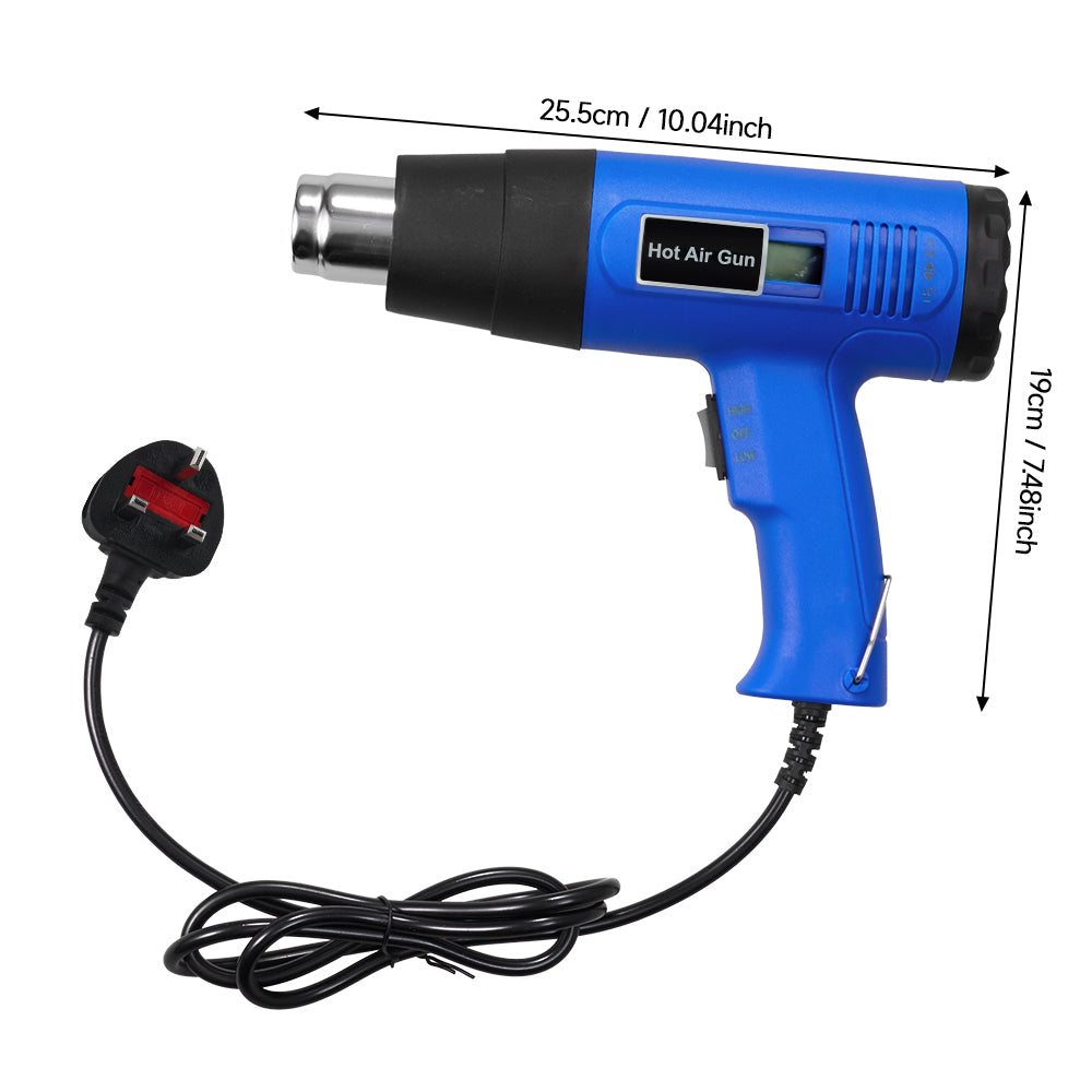 2000w Adjustable Hot Air Gun With Digital Display Screen