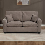 Lewiston Fabric Pull Out Sofabed | Brown