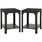 Side Table Set Of 2, Open Storage, Thickened