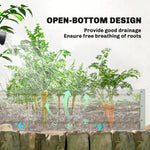 Small Greenhouse Outdoor Greenhouse With Roll Up Door | White