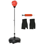Punching Bag W/ Stand Boxing Bag Set W/ Adjustable Height