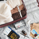 56x36x23cm Lightweight 4 Wheel Carry-on Cabin Suitcase 30+ Airline Approved - Overhead Luggage | 56 x 36 x 23cm | Burgundy