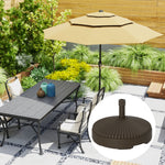 Garden Parasol Base, 28kg Sand Filled, 23kg Water Filled