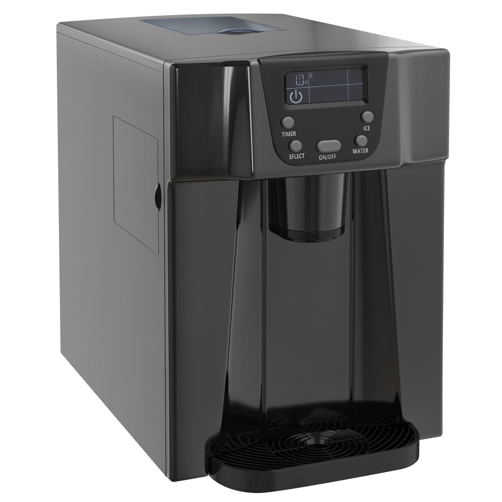 Ice Maker Machine And Water Dispenser No Plumbing Required | One Size | Black