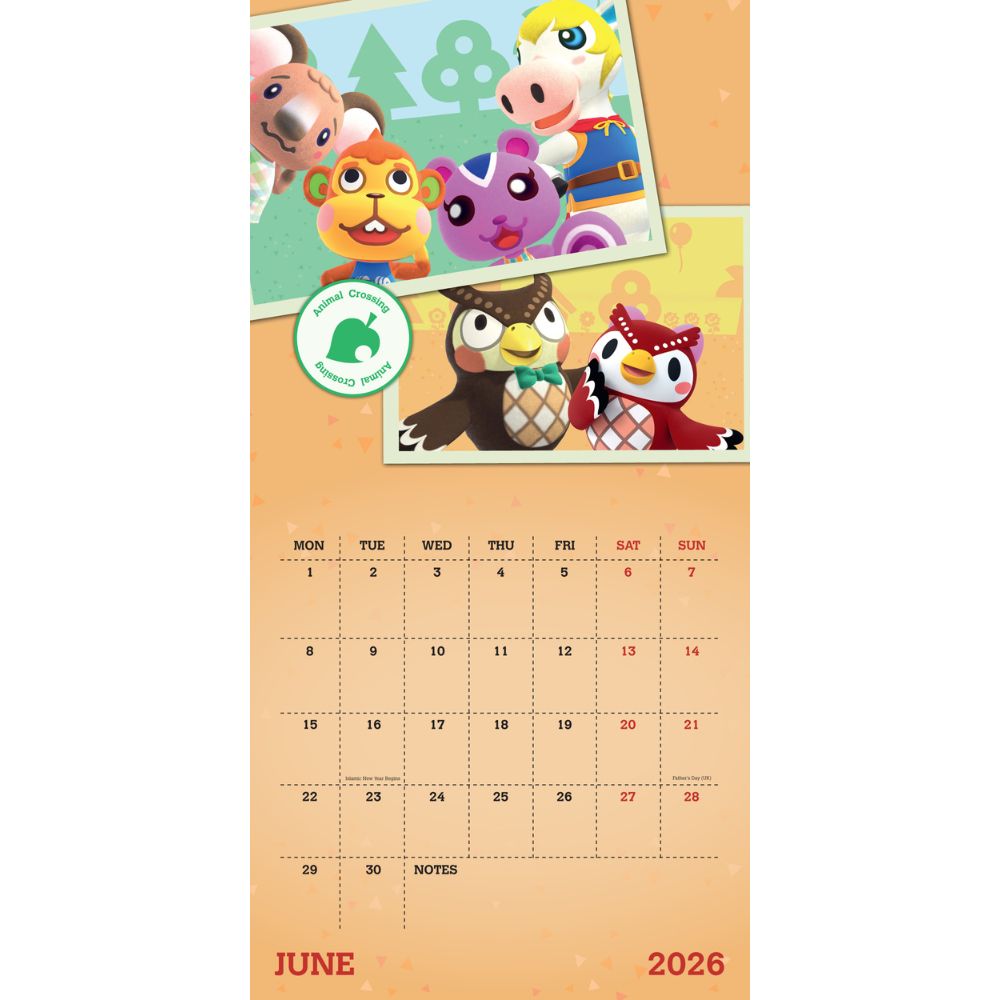 2026 Square Calendar Official Product