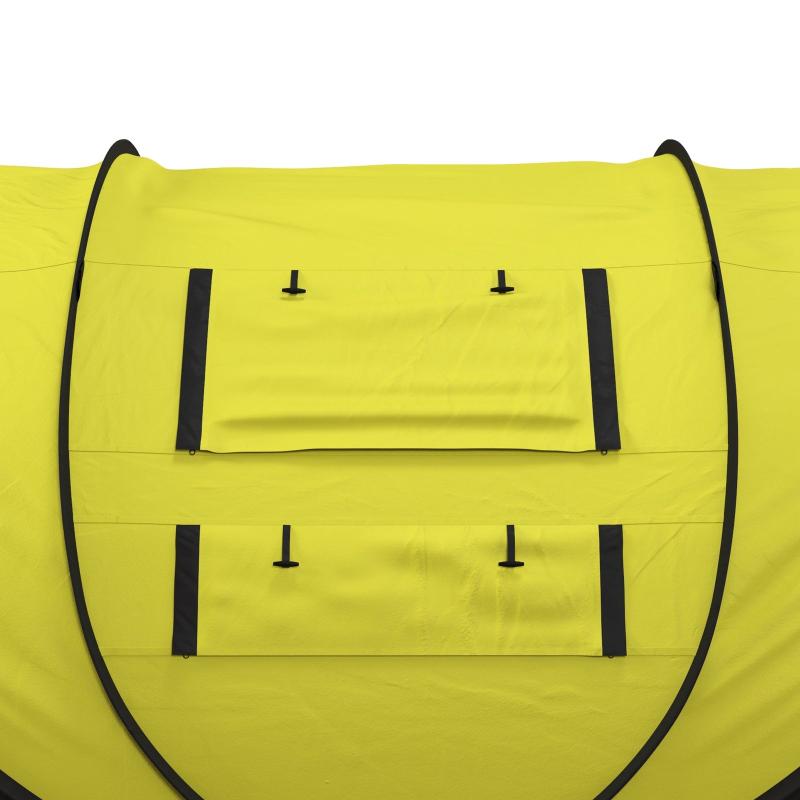 4-5 Person Camping Tent Dome Pop-up Tent  With Windows | Yellow