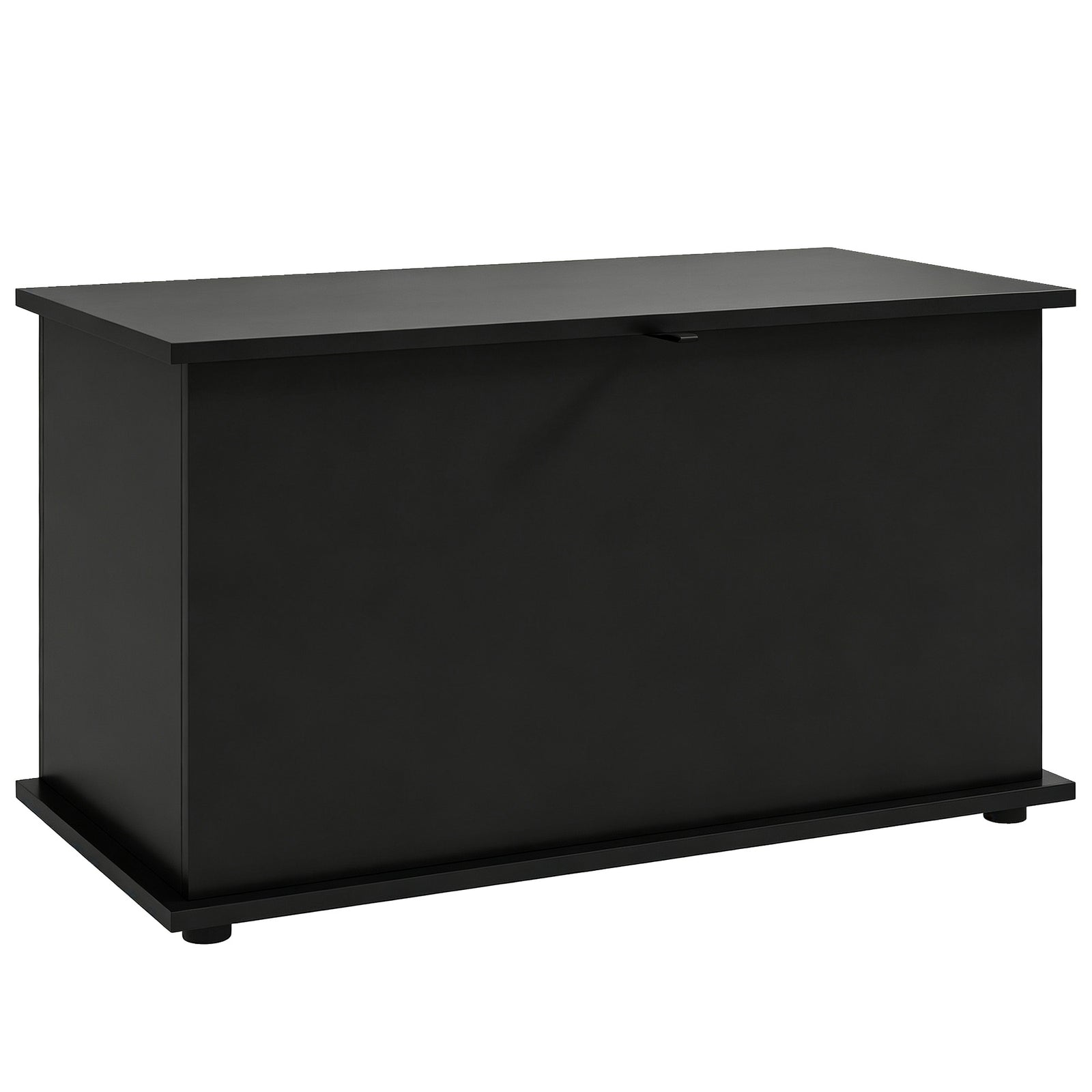 Storage Chest With Safety Hinged Lid, 102l Storage Box | Black