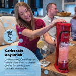 Omnifizz Soda Maker, Sparkling Water Maker With 60l Co2 Canister | Set-of-1 | White