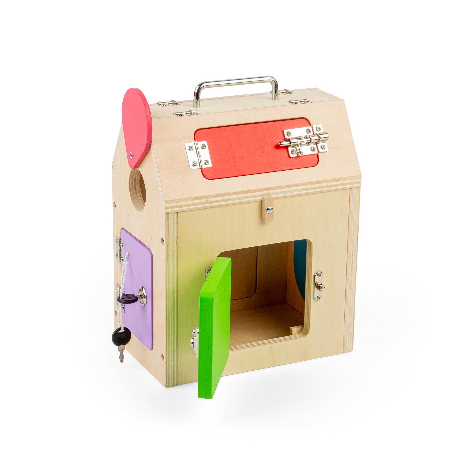 Wooden Latches & Catches Busy Box