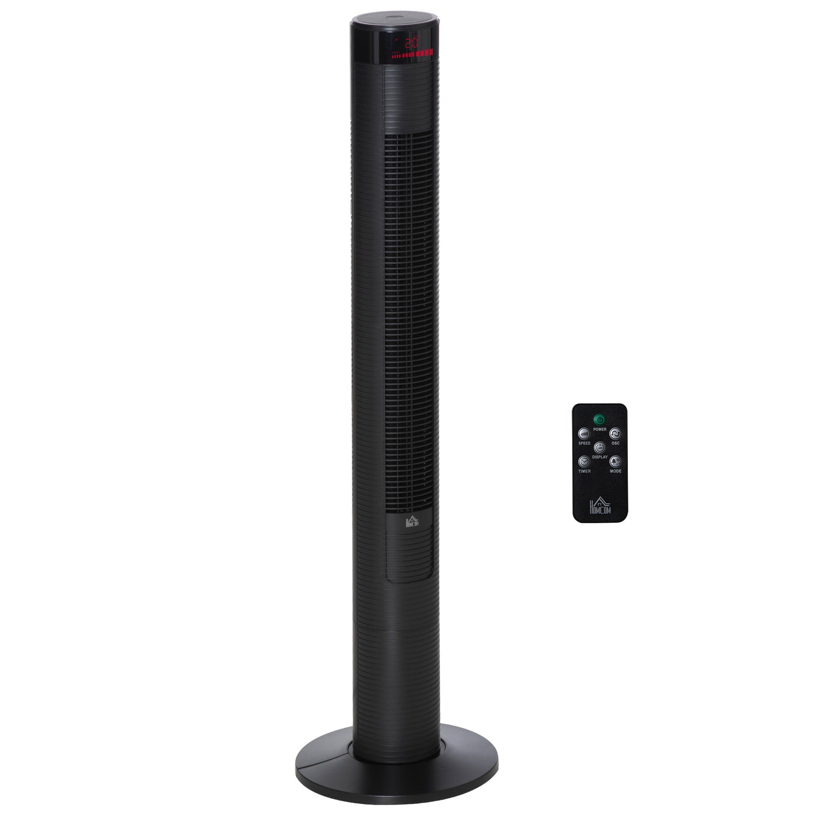 Oscillating Tower Fan Remote Control 3 Speed Modes