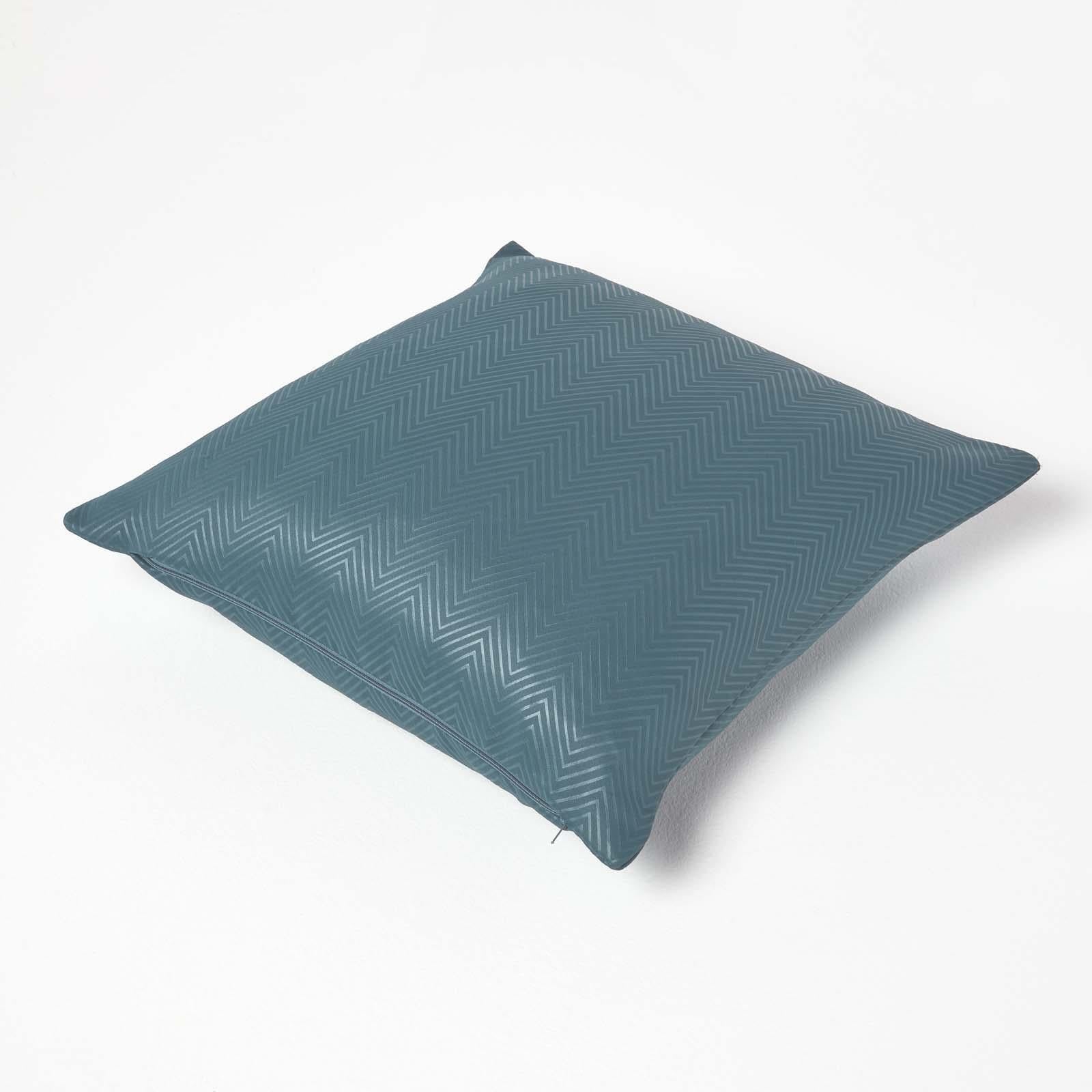 Herringbone Chevron Cushion Cover | 45cm x 45cm | Teal