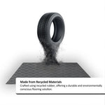 Deckplate Custom Cut Roll Non-Slip Heavy Duty Floor Mat | 200cm | Grey