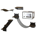 5 Piece Cat Wall Shelves, Wall-mounted Cat Tree For Indoor Use